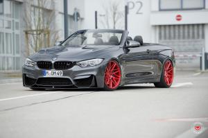 BMW M4 Convertible on Vossen Wheels (VPS-314T) 2017 года